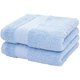 thumbnail image 1 of wonima44 Ultra Thick, Soft & Absorbent Cotton Hand Towels for Bathroom(Blue, 2-Pack, 14" x 29") - Multipurpose Towels for Bath, Gym and Spa with Hanging Loop, 1 of 1