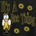 thumbnail image 3 of CafePress - Bee Thing! Women's Dark Pajamas - Women's Short Sleeve Print T-Shirt and Pants Dark Cotton Pajama Set, 3 of 7