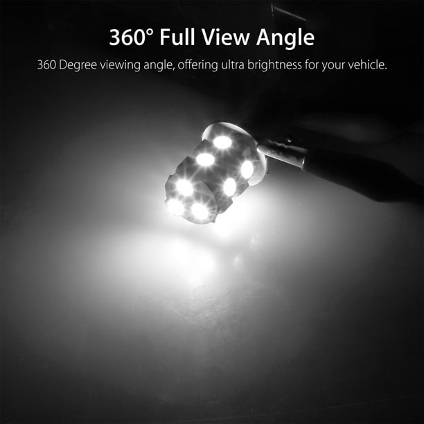 12V 1156 20 Pack Bright 1156 1141 1003 13-SMD White LED Bulbs For Car  Interior RV Camper light