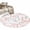 Pink, variant on Modern Geometric Navy Blue Round Area Rug 3.3Ft Washable Circle Rugs for Dining Room Table, Abstract Minimalist Artwork Lines Non-Slip Carpet Floor Mats Indoor Outdoor Carpet Runner Home Decor