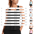 thumbnail image 3 of BODOAO Women's Athletic Racerback Tank Top Sleeveless Scoop Neck Workout Shirt, Lightweight Fitted Sports Top for Yoga Running Gym Training Fitness and Summer Casual Wear Light Green 4XL, 3 of 4