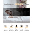 thumbnail image 4 of Spring Daisy Blackout Curtains 45 Inches Long, Kitchen Black Out Window Treatments, Flowers Farmhouse Leaves Floral Pots Countryside Thermal Lined Drapes for Small Window with Grommet 42"x45", 4 of 8