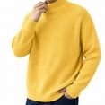 thumbnail image 2 of Babcutegg Big and Tall Mens Mock Neck Sweater Ribbed Knit Long Sleeve Soft Comfy Fall Winter Casual Pullover Sweaters Size M, 2 of 6