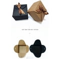 thumbnail image 2 of QualitChoice 12PCS Gift Box Cardboard Square Lightweight Foldable Handmade Package Boxes Small Handle Solid Color Jewelry Holder Brown, 2 of 6