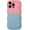 Pink Blue, variant on for iPhone 15 Pro Max Case,Solid Color Curly Wave Frame Soft Phone Case (Green Blue)