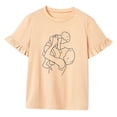 thumbnail image 3 of Camiseta para mujer con cuello redondo, ropa de calle, camisetas de verano para viajes, viajes, playa M, 3 of 8