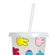 thumbnail image 2 of Copa Que Cambia De Color Vasos de bebida fría con pajita de 25 onzas, botellas de agua que cambian de color con tapa (transparente) Wdftyju Libre de BPA, 2 of 3