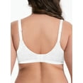 thumbnail image 4 of Deyllo Women Minimizer Bra Non Padded Wireless Comfort Bras White Full Figure Plus Size Underwire Bras Clothes Size 36D, 4 of 4