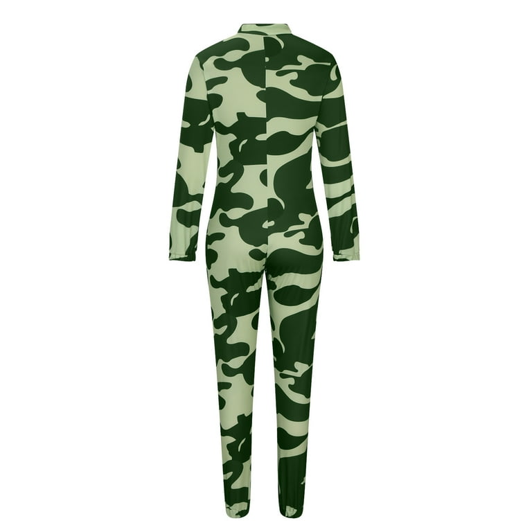 Camo hotsell patchwork jumpsuit
