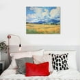thumbnail image 4 of COMIO  Wheat Field Behind Saint Paul Canvas Art Print Stretched Wall Decor, 4 of 4