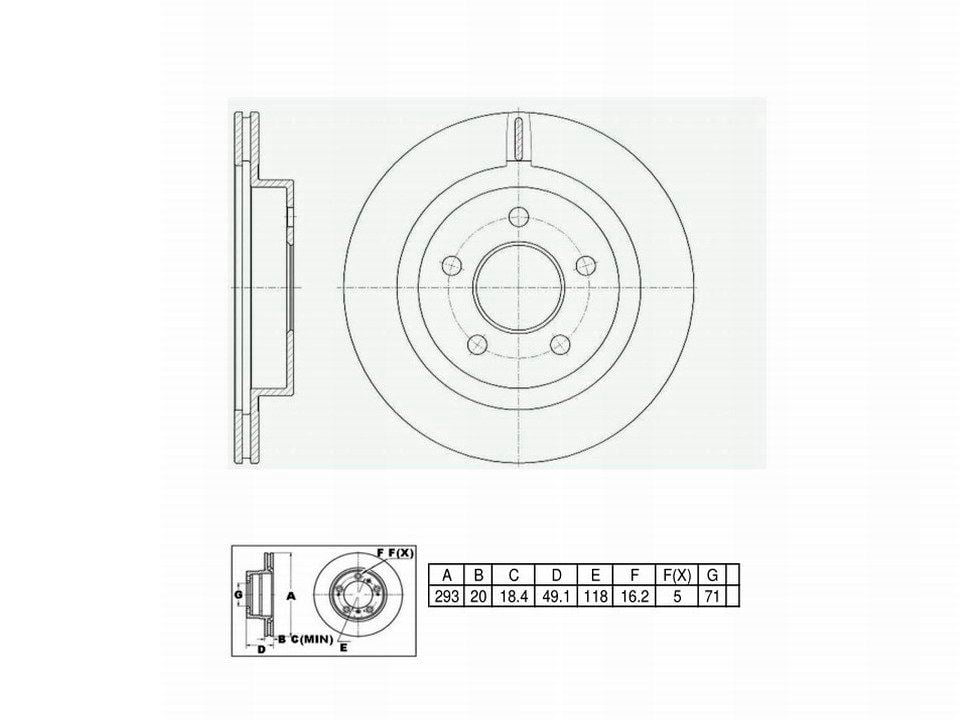 Winstop Brake Rotor, Rear WS231929, Chevrolet Camaro 1997-1993