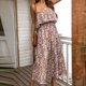 thumbnail image 2 of Vestido de falda larga de vacaciones con parte superior de tubo casual de primavera y verano para mujer Fridja hjkh7198, 2 of 7