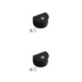 thumbnail image 3 of Soporte de pared Cateissary 10pcs set antideslizante Dispositivo de elevación Asiento semicírculo negro M, 3 of 6