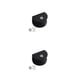 thumbnail image 3 of Advancent 10 paquetes/lote Campamento de vidrio premium: dispositivo de elevación de asiento de amplio Fácil de instalar Elevación de asiento semicírculo negro M 2Conjunto, 3 of 6