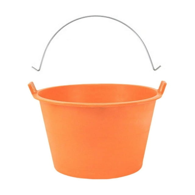 Contenedor de cubo de cubo de cemento nylon nylon resistente anti -caída de otoño de servicio pesado para la plantación de arena de de agua 17.5CMX27.5cm