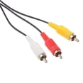 thumbnail image 3 of Cable AV Estándar Audio Compuesto Video Cable De 6 Pies Para El De shamjiam  Extensión de cable AV, 3 of 6