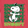 thumbnail image 3 of Snoopy Clover Dance - Toddler And Youth Short Sleeve Graphic T-Shirt, 3 of 6