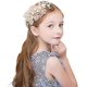 thumbnail image 5 of Liangnv Corona de flores para niñas, diadema hecha a mano, halo ajustable, corona floral, flor para el pelo, vid, accesorio de cumpleaños de princesa, 5 of 5