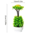 thumbnail image 2 of Wzzjkit Small Fake Plants Potted Artificial Plants for Shelf Desk Home Bathroom Room Coffee Table Decor, Artificial Plants Indoor, 2 of 6