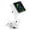 White, variant on Rupoun AT-102 White Guitar Clip-On Tuner USB Rechargeable Digital Chromatic Tuning Device for Ukulele Bass and Violin Professional Grade High Precision Acoustic String Tool