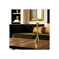 thumbnail image 4 of Metal Taper Candle Holder - Elegant Aluminum Design - Decorative Accent for Home, Living Room, Bedroom, or Office - 10" Brown & Gold, 4 of 14