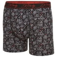 thumbnail image 3 of Ed Hardy 4-Pack Mens Underwear Boxer Briefs - Breathable Performance Boxers for Men - Long Leg Mens Boxers - Skulls, Tiger, Leopard, Panther, Large, 3 of 5