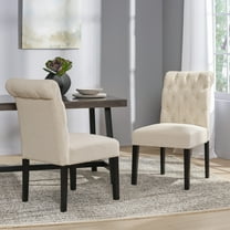 MAYEERTY KD TUFT Mid Century Modern Dining Chair( SET OF 2 ) for Vanity For Living Room