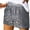 Dark Gray, variant on Workout Shorts Women Summer Saving Women's Summer Printed Pocket Bandage Shorts Casual Pants 2XL