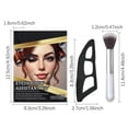 thumbnail image 2 of Eyeshadow Tools Your Eyeshadow Makeup Tools Eyeshadow Templates Eyeshadow Templates For Women Quick Makeup Templates With Makeup Brushes, 2 of 8