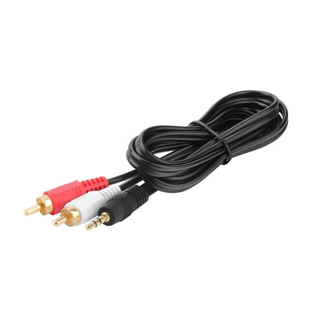 PKPower 5ft 3.5mm To 2 RCA Audio Cable Cord For Sceptre SB301523 Home Theater Sound Bar