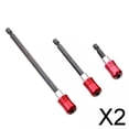 thumbnail image 1 of Portapuntas de 2x 3 Puntas, Portapuntas de Destornillador para Herramientas, Punta de Taladro de Tornillo de Bloqueo Giratorio, para 2 piezas, 1 of 7