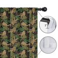 thumbnail image 4 of Blackout Kids Curtains,Green Camouflage Bigfoot Pattern Childrens Insulated Curtains Set Of 2,Bedroom Essentials,Toddler Room Decor 42x63in(106x160cm), 4 of 5