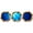 Bronze, variant on VWAQ Fish Decals, Submarine Portholes - Underwater Ocean Animals Decor - VWAQ-SPW17 (20" Diameter, Gold)