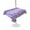 Purple Lavender, variant on Outdoor Tablecloth with Umbrella Hole for Patio/Picnic/Party/Camping, Purple Lavender Waterproof Table Cloth Round Cover Washable, Spring Watercolor Wild Flowers Plant (Dia 54")