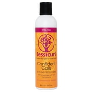 Jessicurl Confident Coils Styling Solution, No Fragrance Added 8 fl oz. Defines Touchably Soft Curls in All Climates