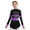 Purple, variant on LiiYii Cheerleading Outfit Girls Cheer Leader Uniform Dance Dress with Built-in Underwear Hot Pink 6