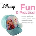 thumbnail image 3 of Disney Girls Princess Glitter Baseball Cap - Frozen Elsa, Anna, Cinderella, Belle, Ariel (2-7), 3 of 7