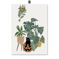 thumbnail image 1 of Pintura de arte de pared de Otoño de esqueleto de diente fantasma de Halloween botánico, carteles nórdicos e impresiones, arte de pared de sala de estar personalizable, 1 of 4