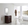 thumbnail image 2 of Imaginations Américaines 30-po. W Wood Mirror Blanc, 2 of 4