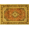 thumbnail image 1 of Ahgly Company Indoor Rectangle Medallion Yellow Traditional Area Rugs, 8' x 12', 1 of 4