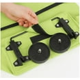 thumbnail image 6 of DISEN Folding Shopping Cart,Trolley Bag with Wheels,Folding Shopping Zipper Oxford Cloth Bag for Groceries with Wheels Bracket and Removable Bag Green, 6 of 9