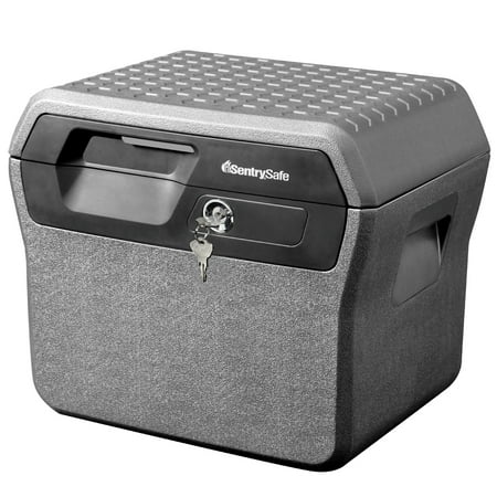 SentrySafe FHW40100 Fire-Resistant File Box Safe and Waterproof Box with Key Lock 0.66 cu (Best Fireproof File Safe)