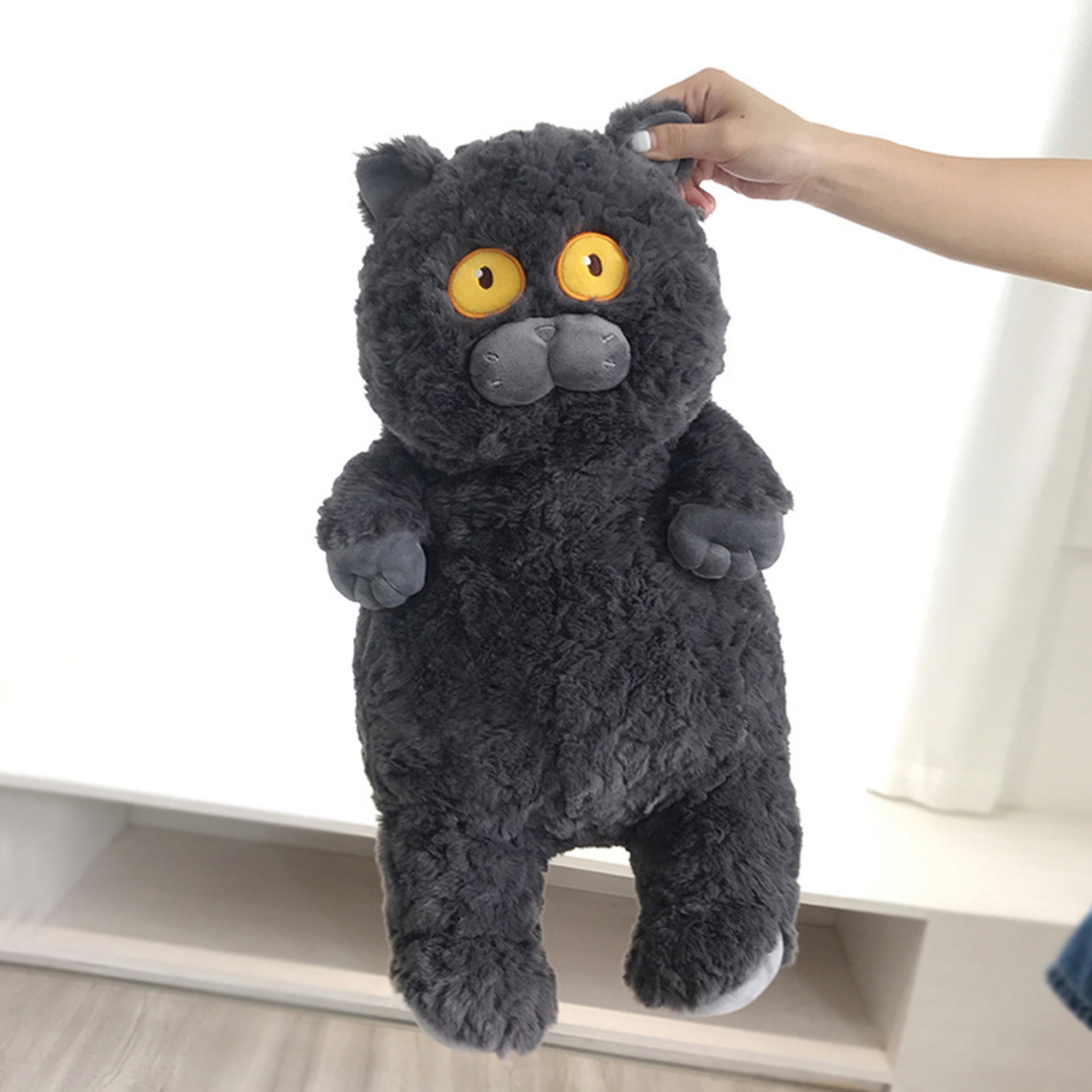  Black Cat Stuffed Animal-16 Black Cat Plush Toy, Black Cat  Plush Pillow, Cute Soft Plush Cat Plushie Stuffed Cat Toys, Cat Plush  Pillows Toy Doll Decoration Doll Gift For Kids