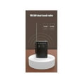 thumbnail image 3 of Panda 6501 Portable Tape AM/FM Radio Retro Cassette Music Player Walkman Tape Recorders with Loudspeaker 3.5mm Headphone Play, 3 of 5