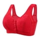 thumbnail image 1 of WILLBEST Brasier Mujer Sujetador Superior Transpirable Informal Para Mujer, Ropa Interior Sin Aros De Acero, Con Fruncido Y Flores, 1 of 3