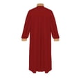thumbnail image 4 of JOANKDMI Unisex Adult Classic Choir Judge Minister Costume Long Gown Robe with Contrasting Stole for Stage Performance Themed Roleplay Event and Roleplay Suit, 4 of 5
