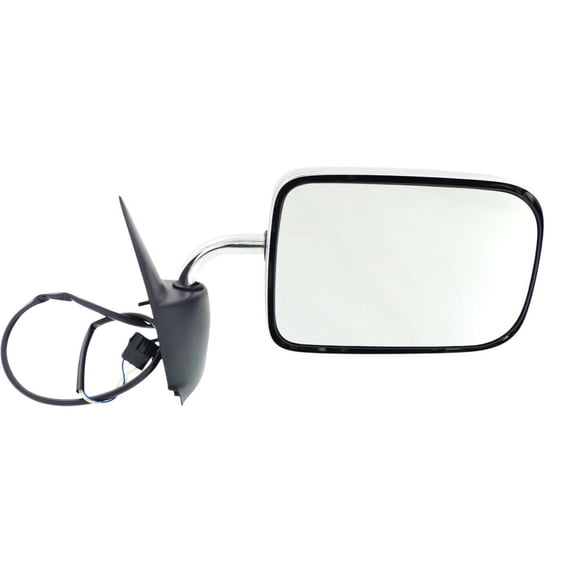 Power Mirror For 1994-1997 1500 2500 3500 Right Manual Fold Chrome Flat Glass