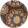 thumbnail image 5 of SAFAVIEH Wyndham Brendanus Floral Runner Rug, Eggplant/Multi, 2'3" x 9', 5 of 11