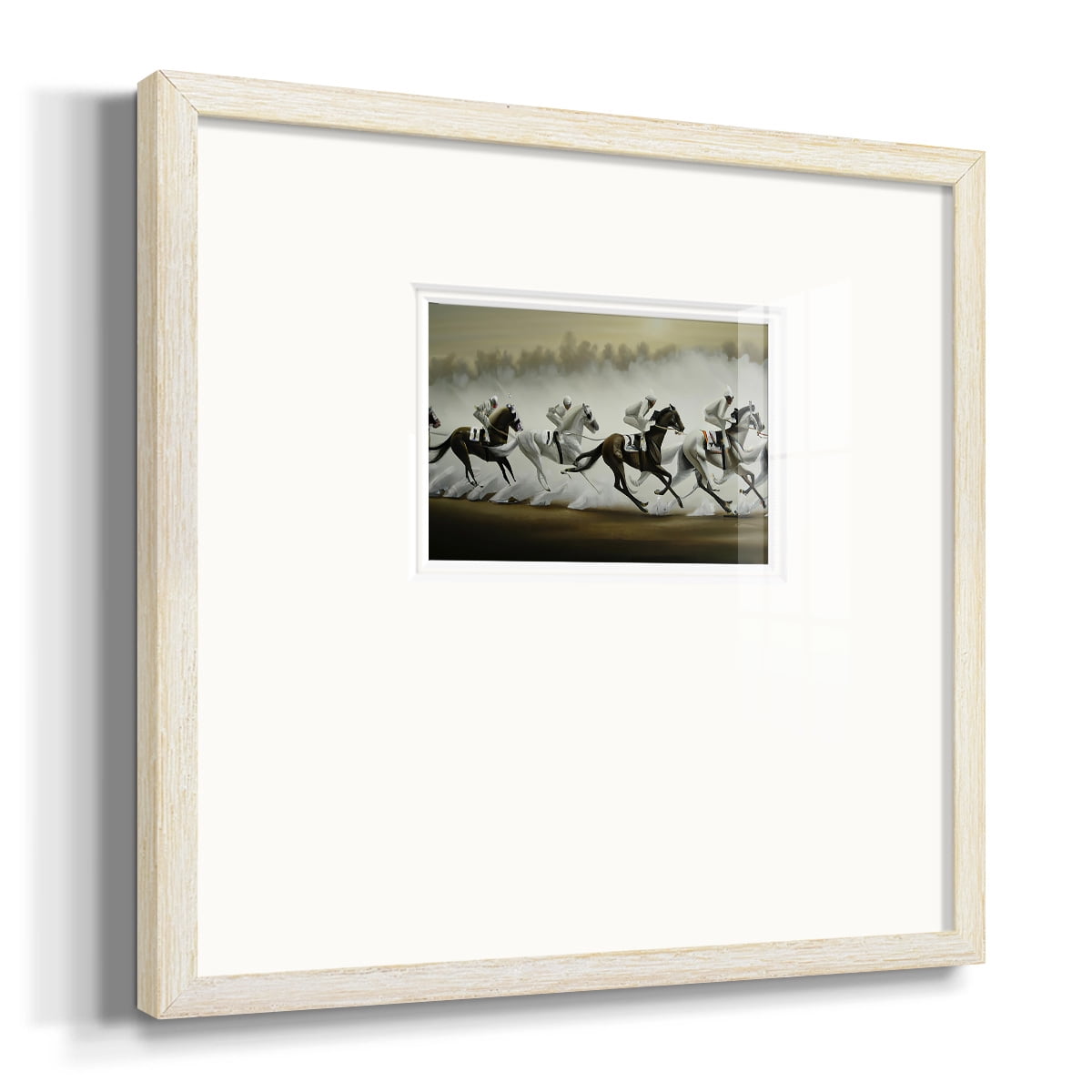 Dusty RacePremium Framed Print