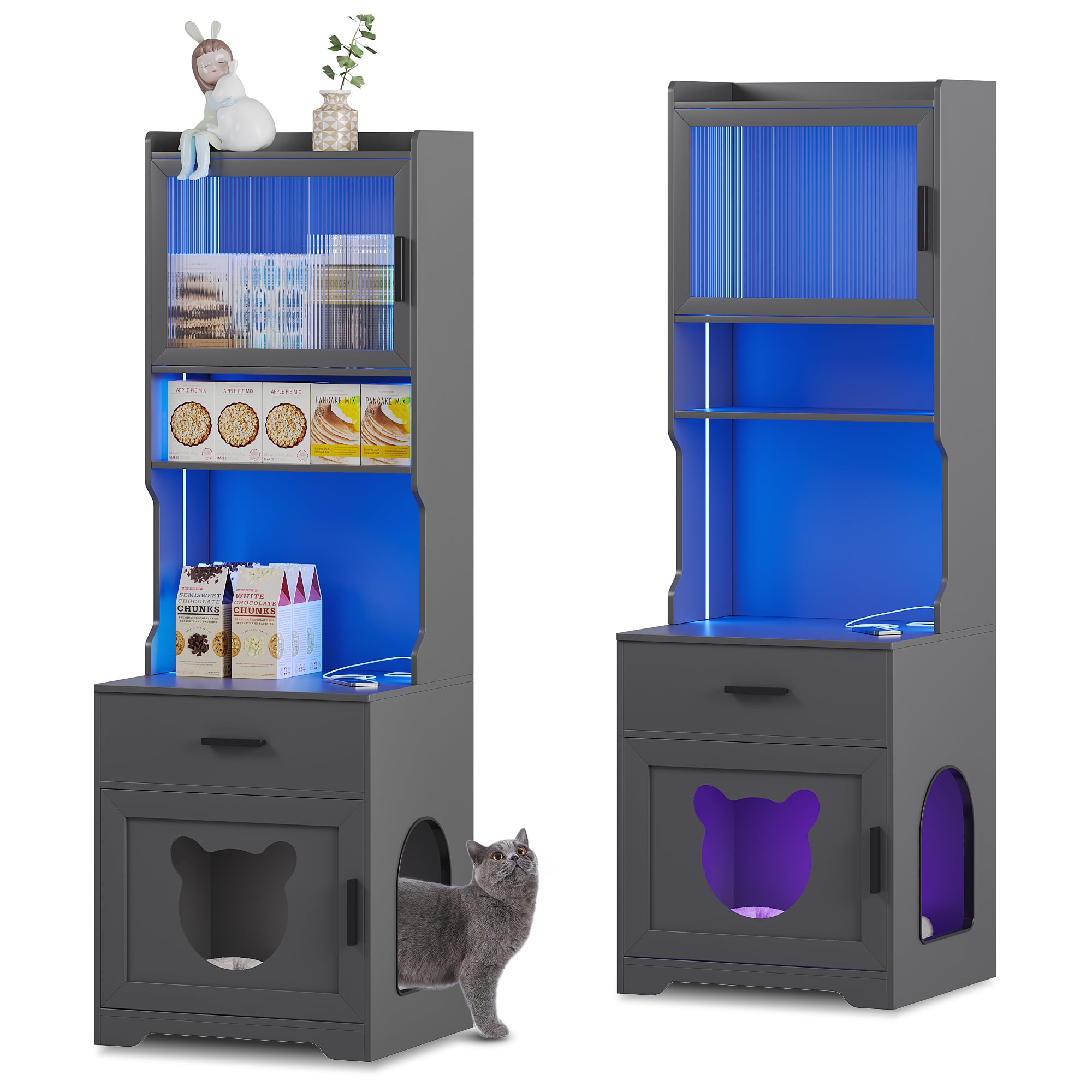 Freda cat home outlet litter box enclosure